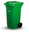 120 ltr Dustbin with Flat Lid